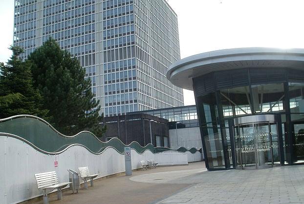 Front entrance of the DVLA